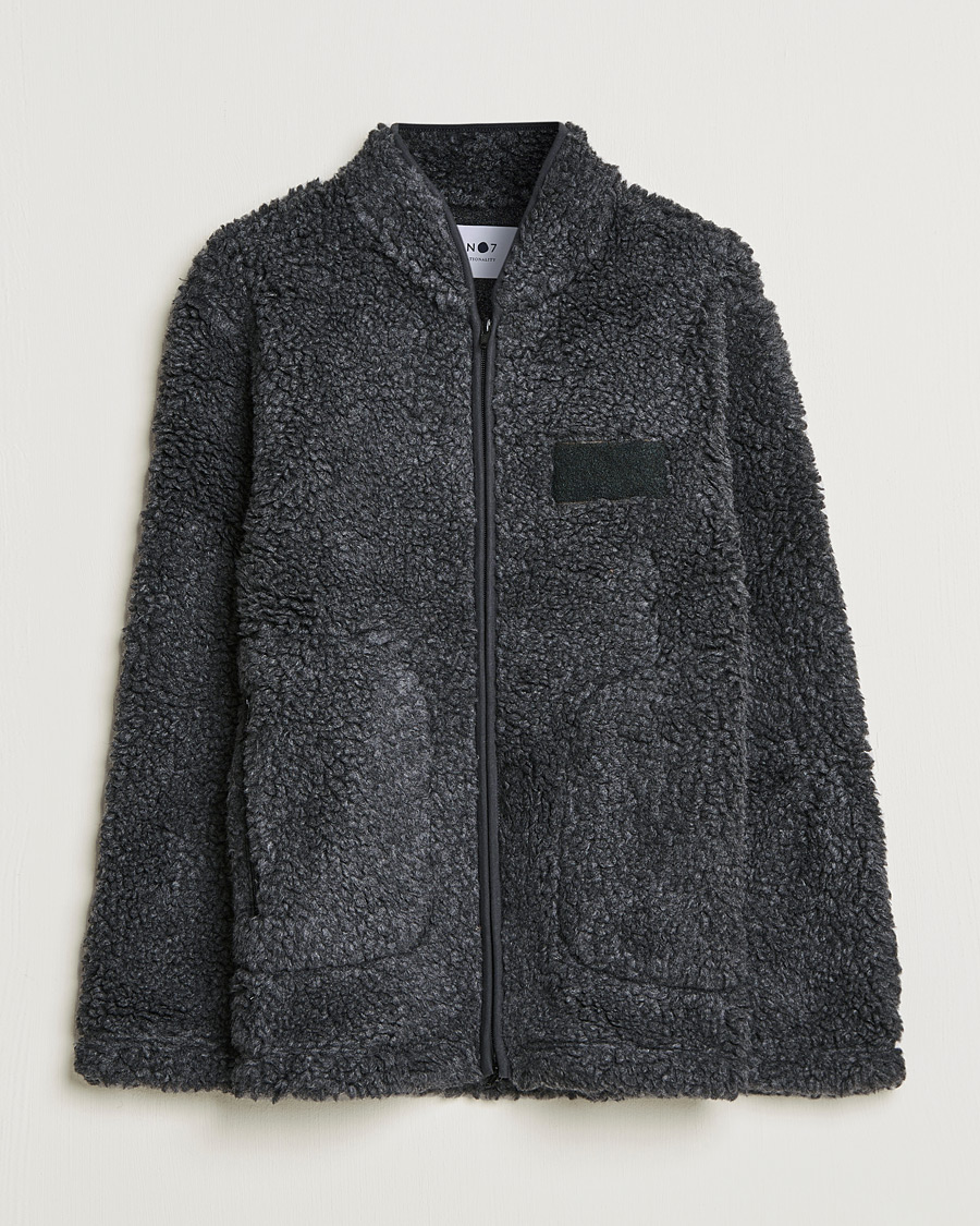Herr | Tröjor | NN07 | Morten Fleece Full Zip Dark Army