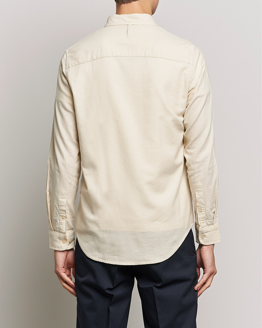 Herr | Skjortor | NN07 | Arne Brushed Flannel Shirt Ecru