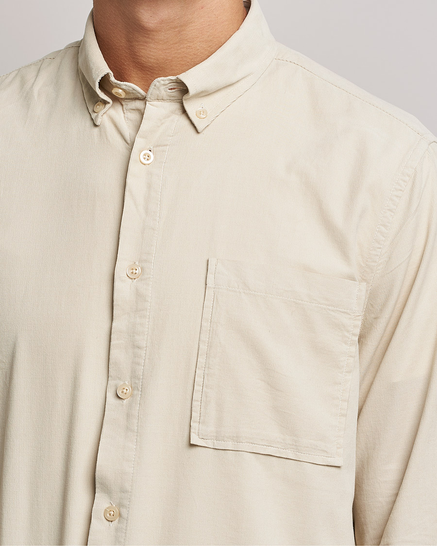 Herr | Skjortor | NN07 | Arne Corduroy Shirt Ecru