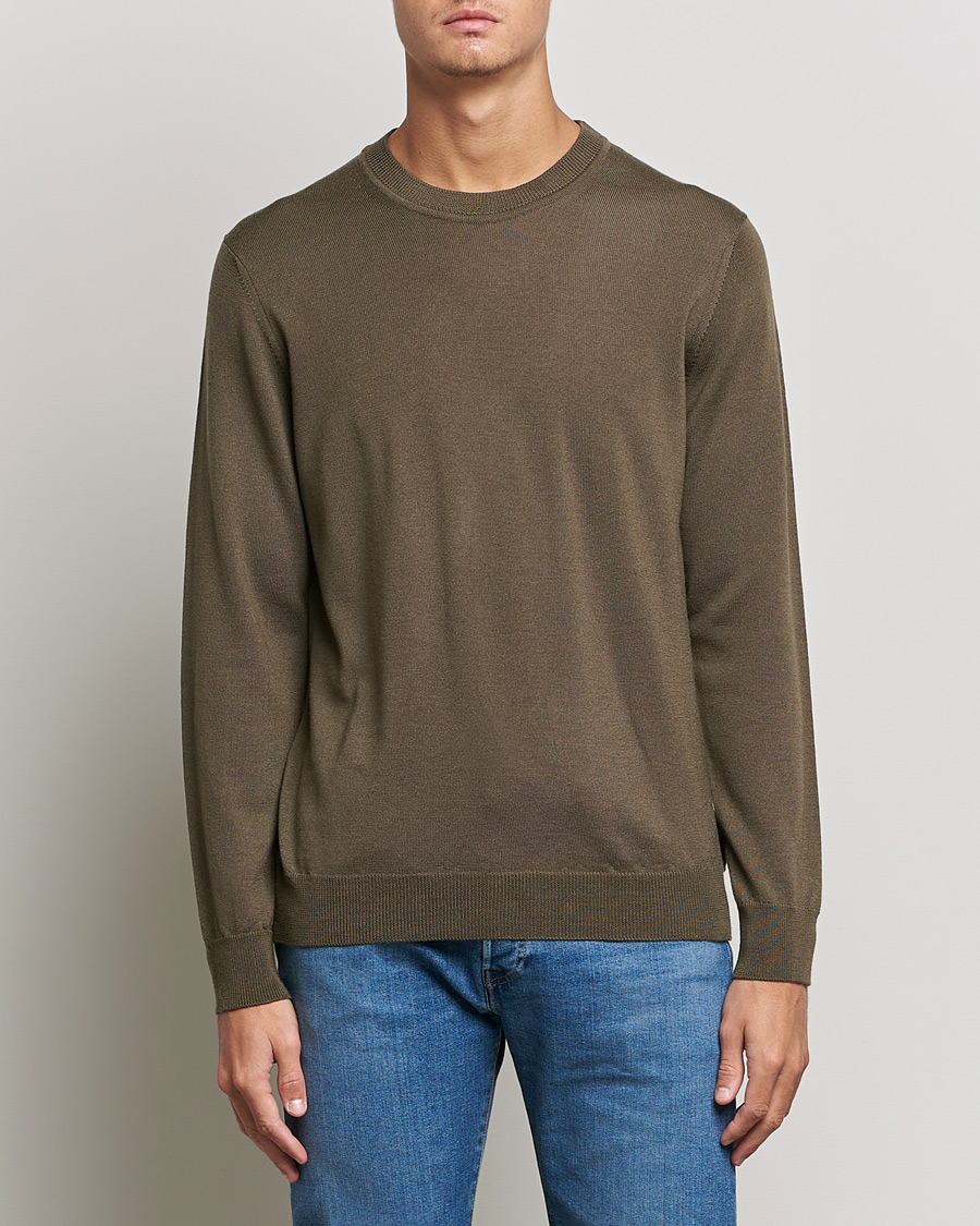 Herr | Tröjor | NN07 | Ted Merino Crew Neck Pullover Pyramid