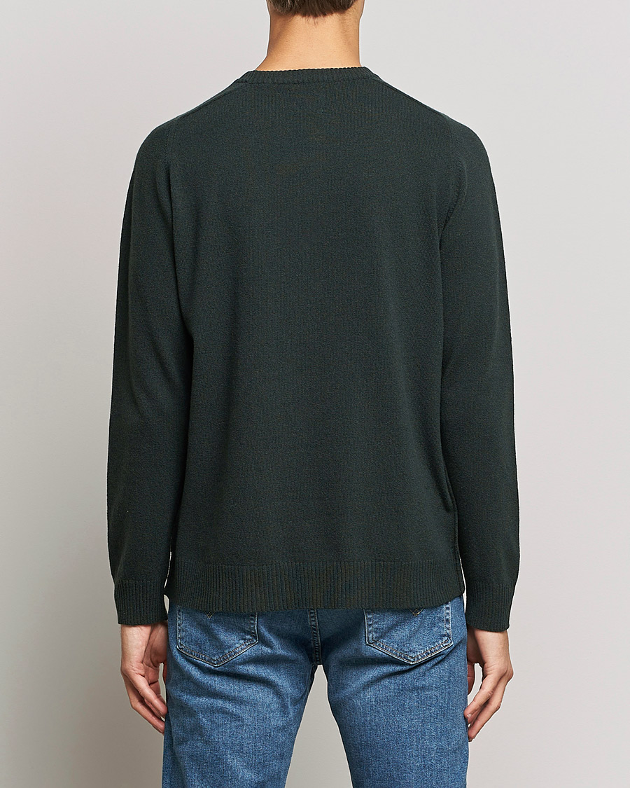 Herr | Tröjor | NN07 | Edward Lambswool Crew Neck Pullover Dark Army