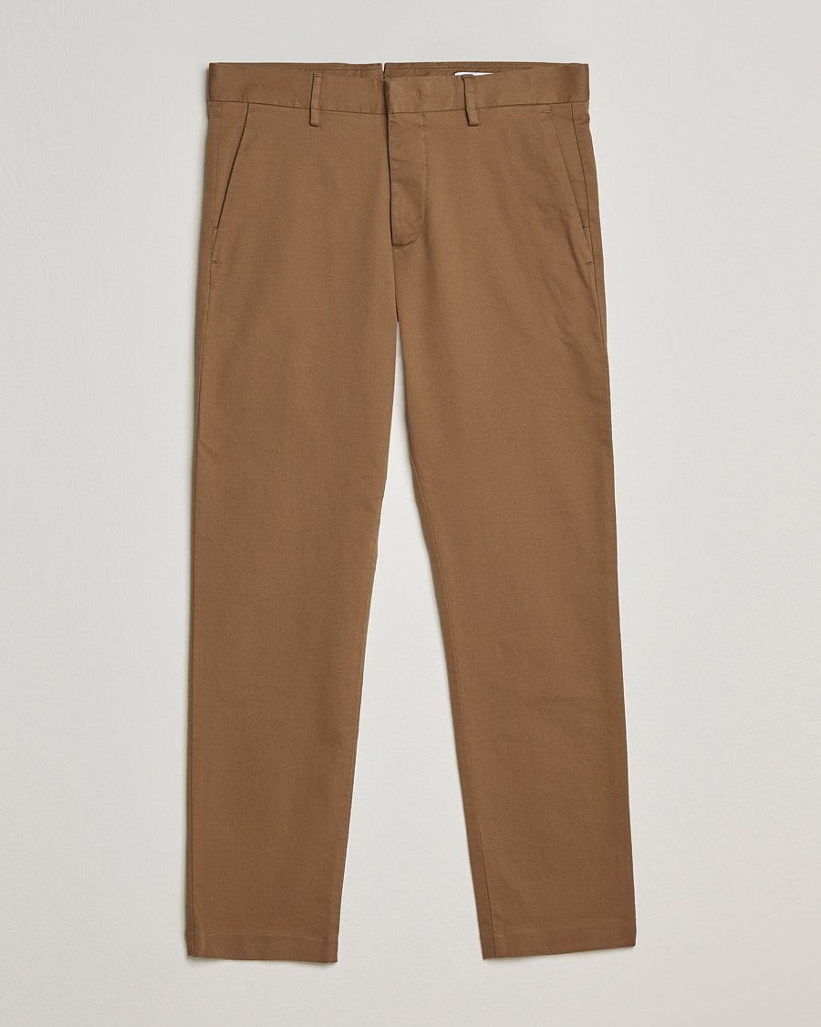 Herr | Byxor | NN07 | Theo Regular Fit Stretch Chinos Pyramid