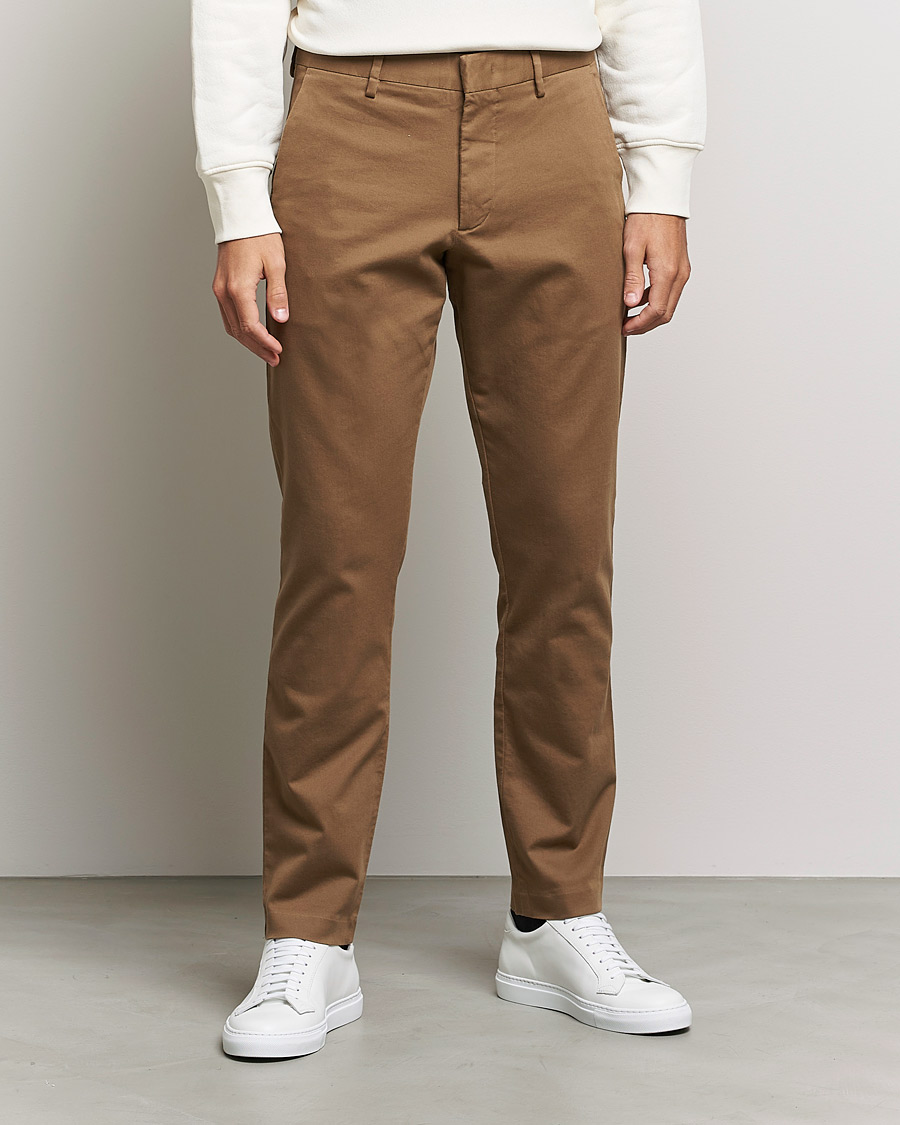 Herr | Byxor | NN07 | Theo Regular Fit Stretch Chinos Pyramid