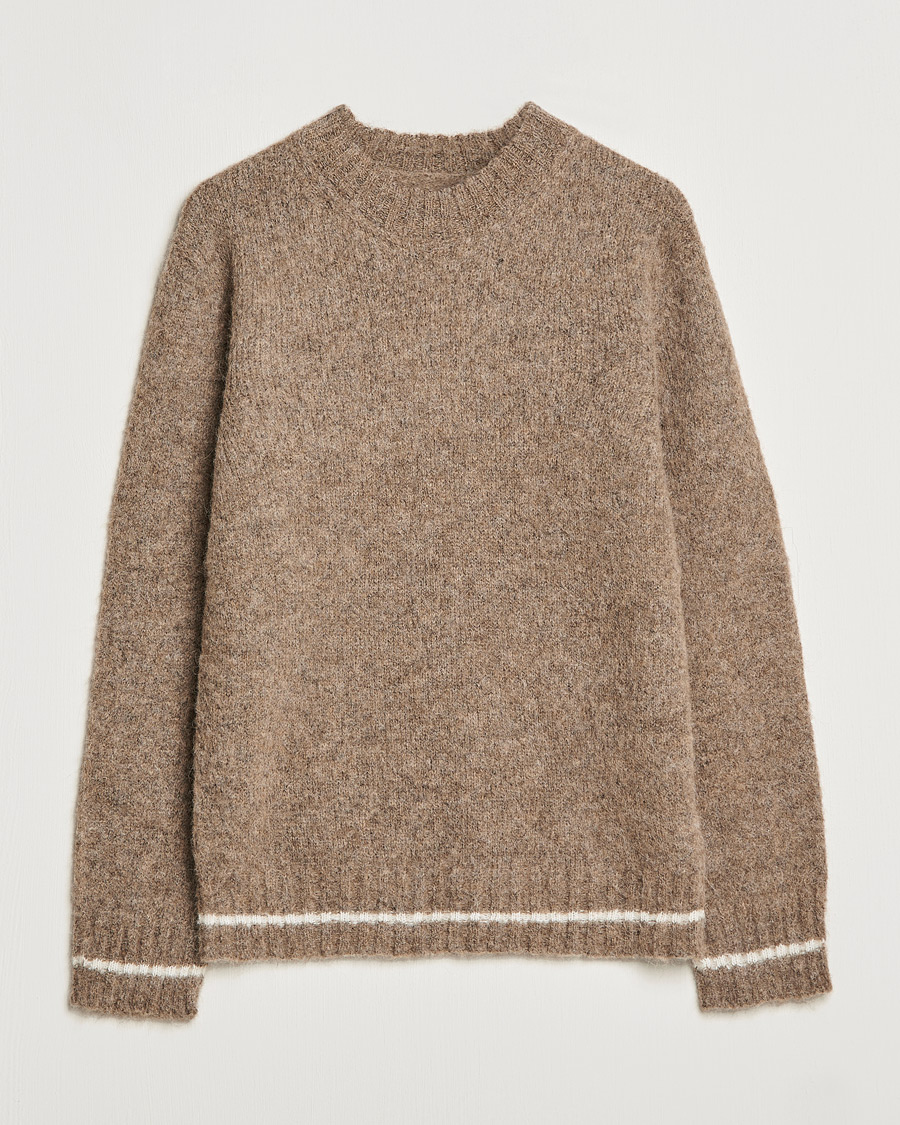 Herr | Tröjor | NN07 | Jack Wool Knitted Sweater Nature