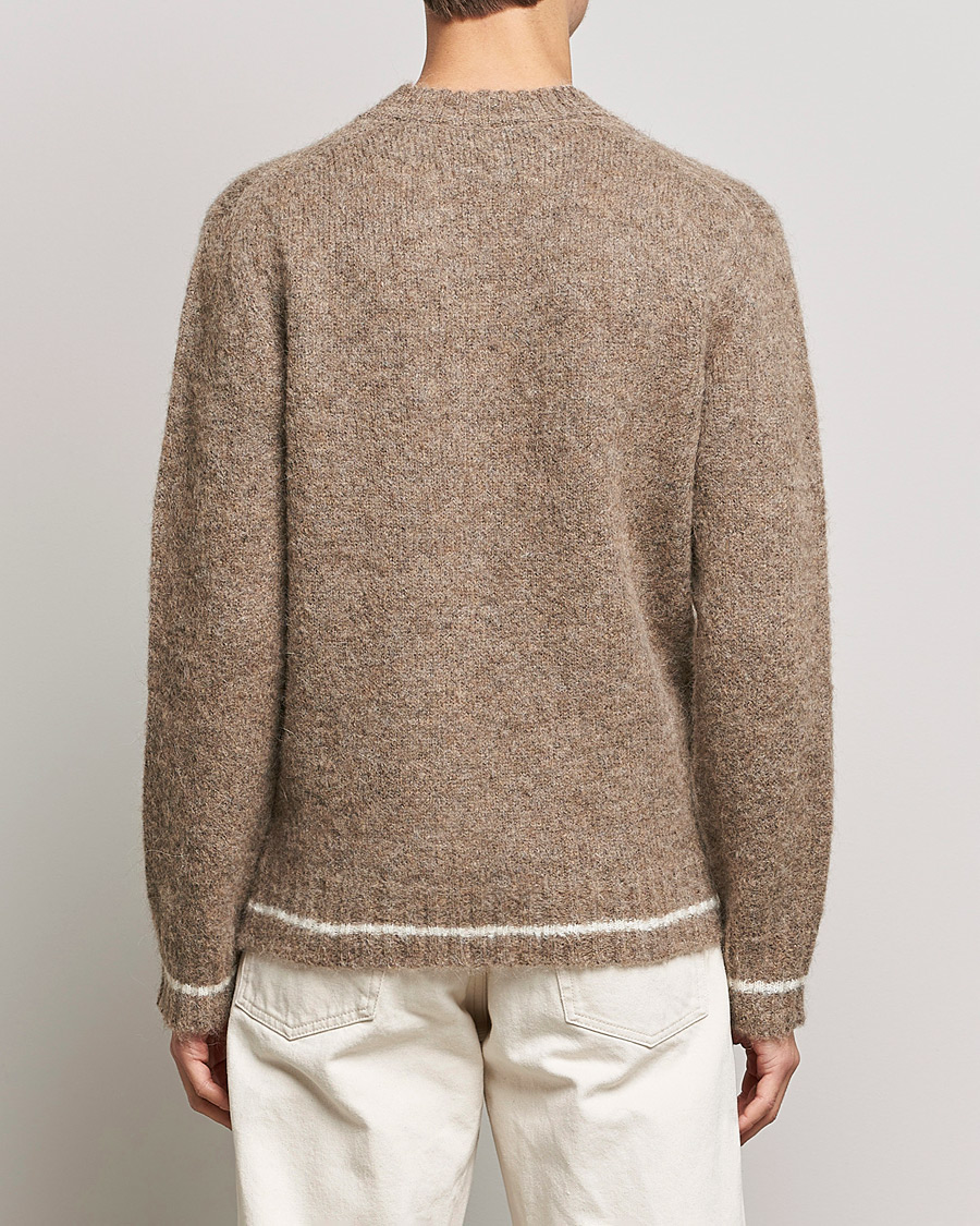 Herr | Tröjor | NN07 | Jack Wool Knitted Sweater Nature