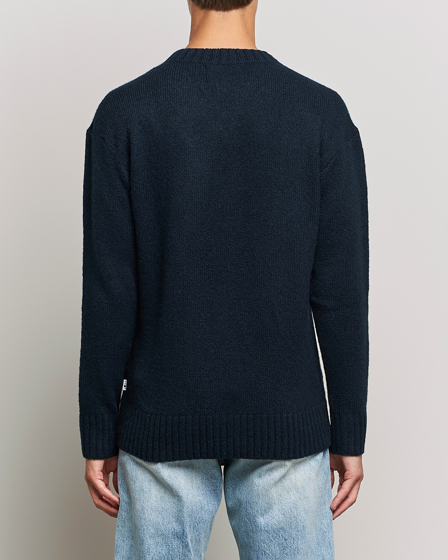 Herr | Tröjor | NN07 | Grayson Knitted V-Neck Sweater Navy