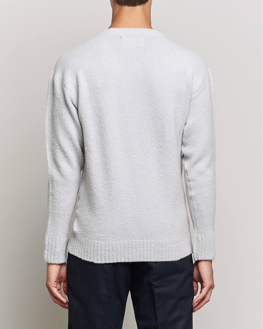 Herr | Tröjor | NN07 | Grayson Knitted V-Neck Sweater Light Grey