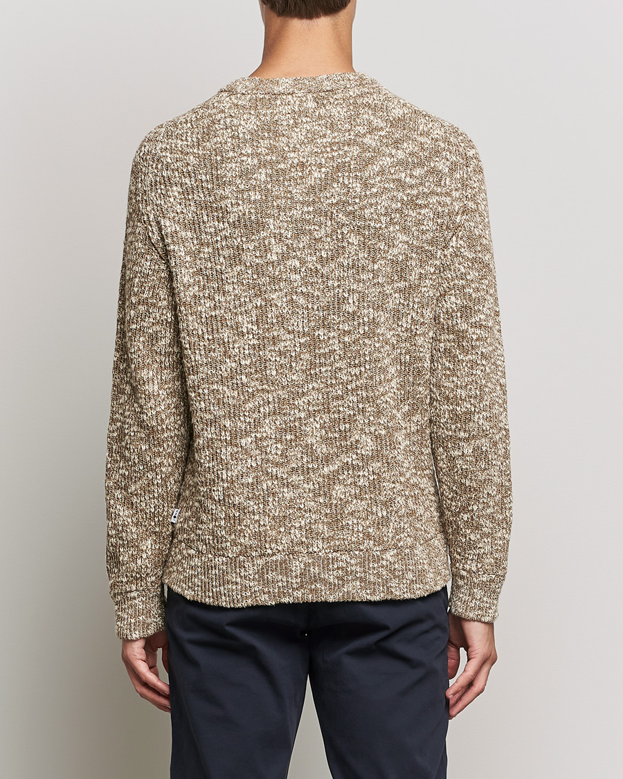 Herr | Tröjor | NN07 | Jesse Cotton Knitted Sweater Pyramid Melange