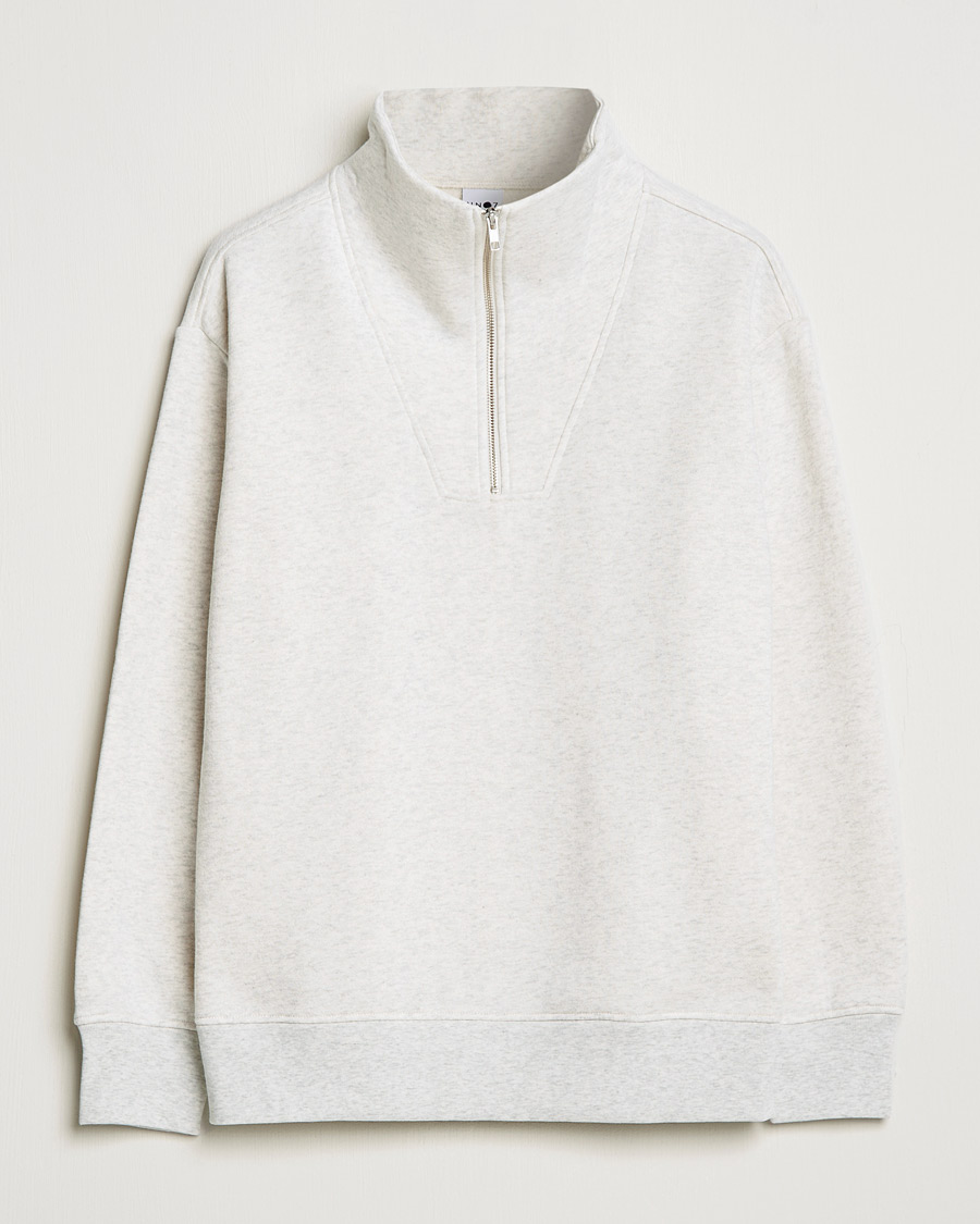 Herr | Tröjor | NN07 | Briggs Jersey Half Zip Oat