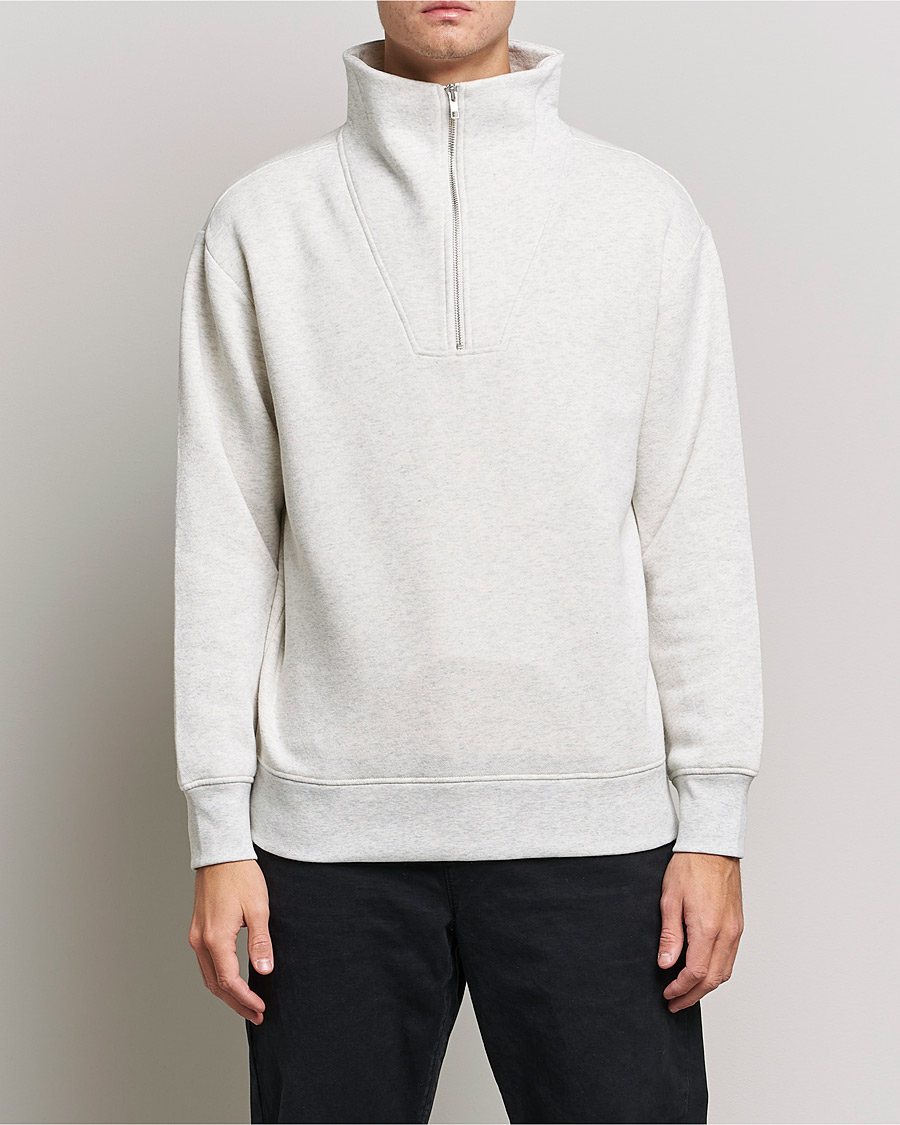 Herr | Tröjor | NN07 | Briggs Jersey Half Zip Oat