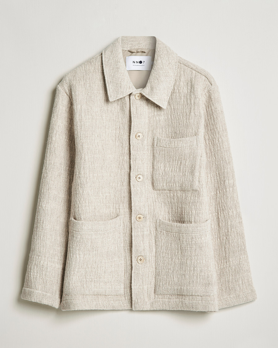 Herr | Skjortor | NN07 | Ibrahim Structured Overshirt Off White