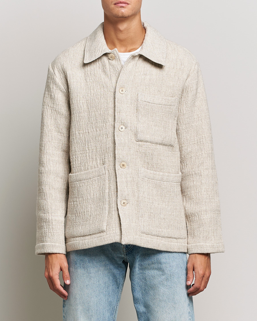 Herr | Skjortor | NN07 | Ibrahim Structured Overshirt Off White