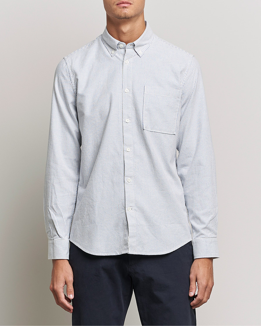Herr | Skjortor | NN07 | Arne Oxford Shirt Blue/White