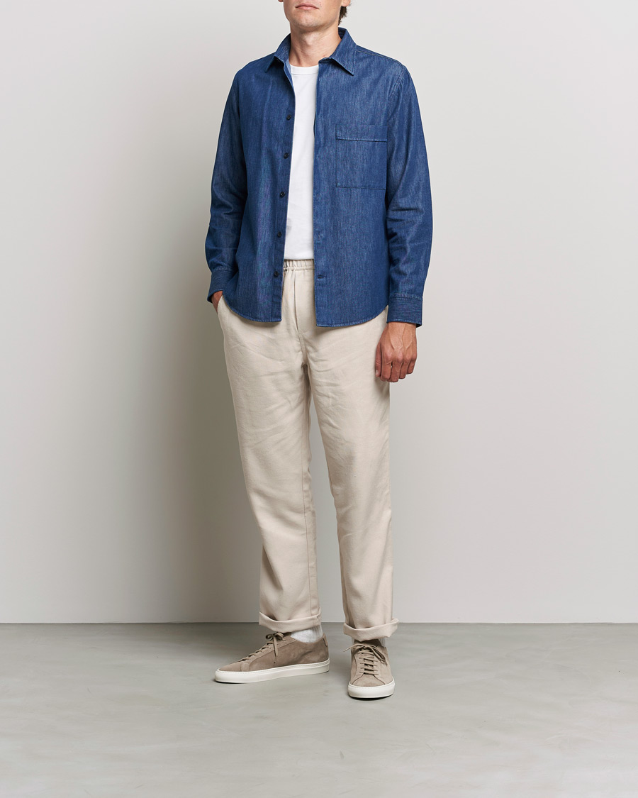 Herr | Skjortor | NN07 | Tue Denim Shirt Navy