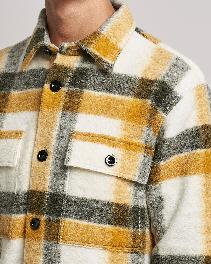 Herr | Jackor | NN07 | Soren Checked Jacket Yellow Multi
