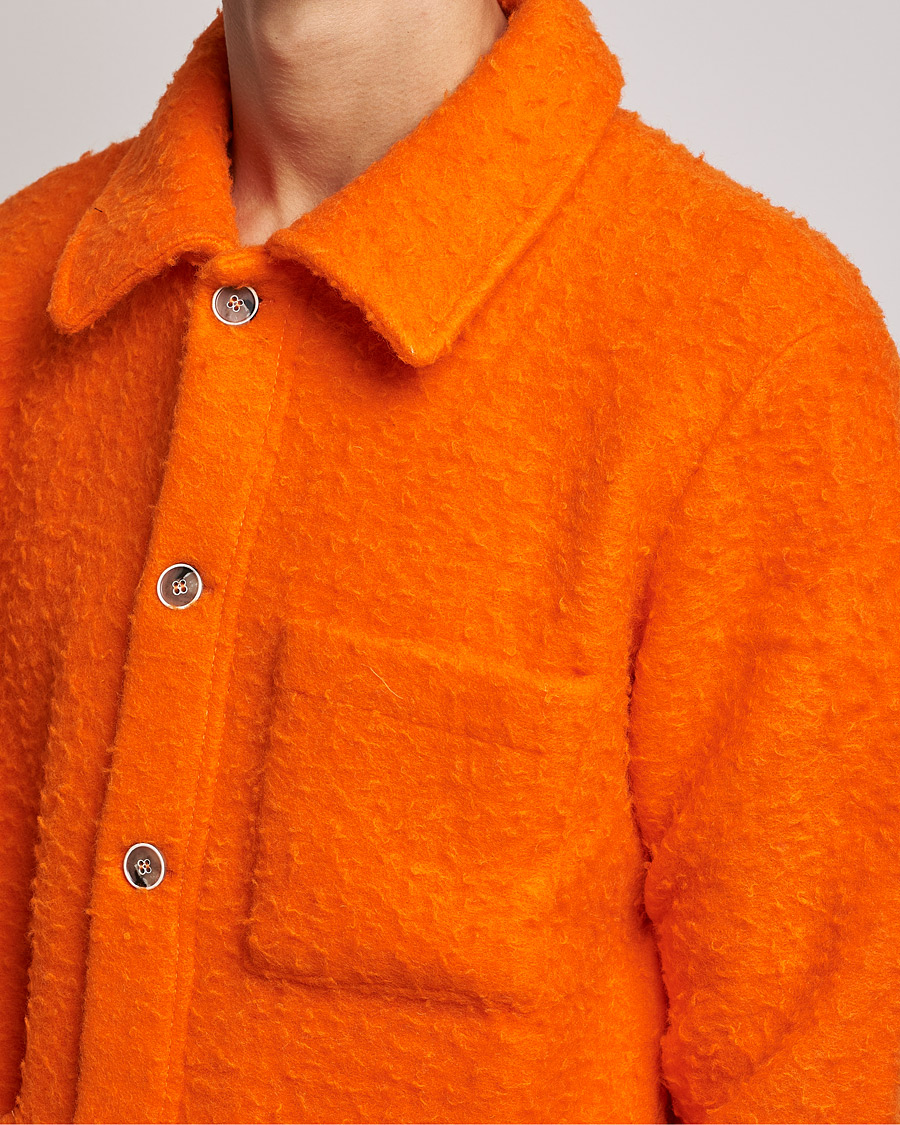 Herr | Tröjor | NN07 | Olav Fleece Jacket Bright Orange