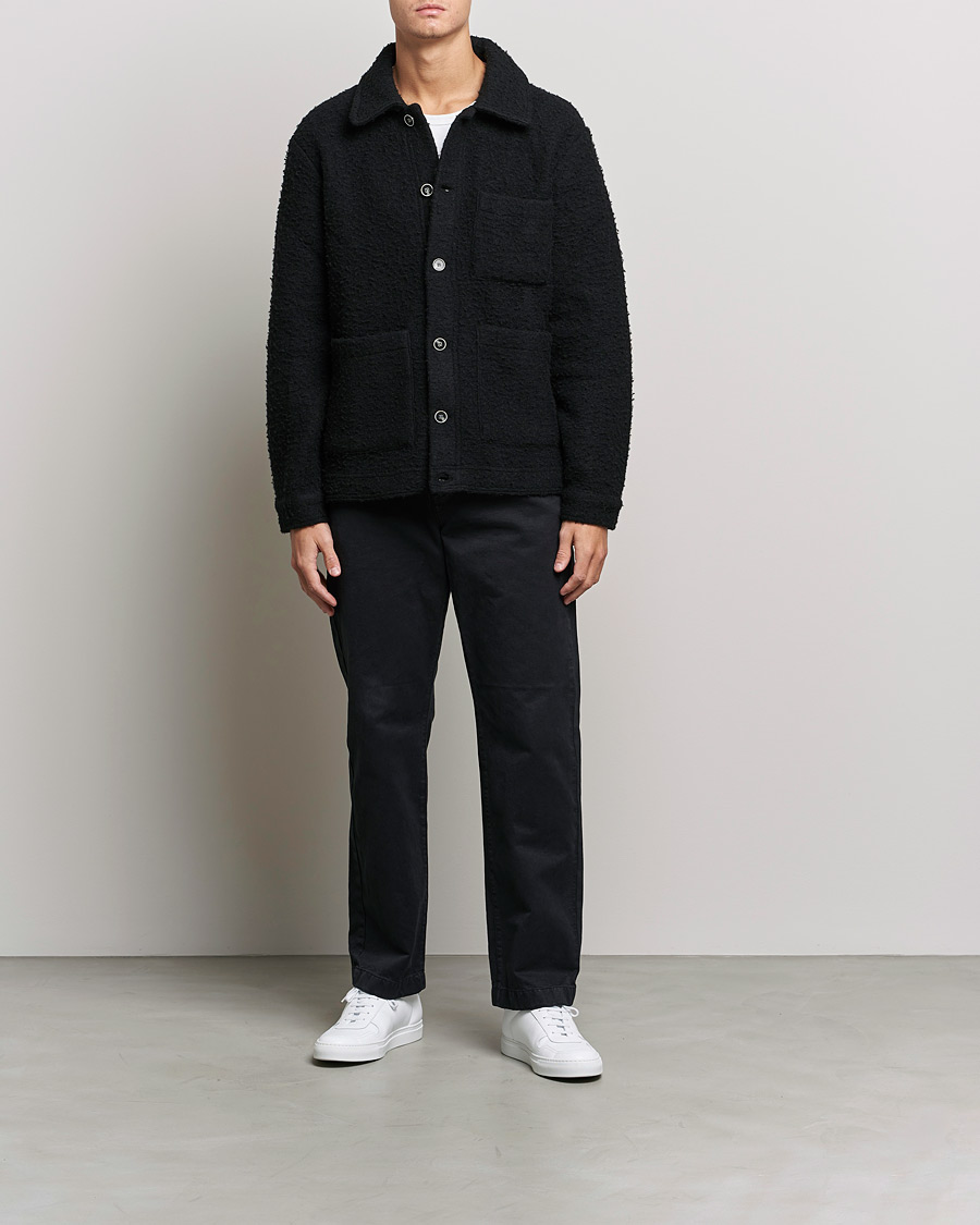 Herr | Tröjor | NN07 | Olav Fleece Jacket Black