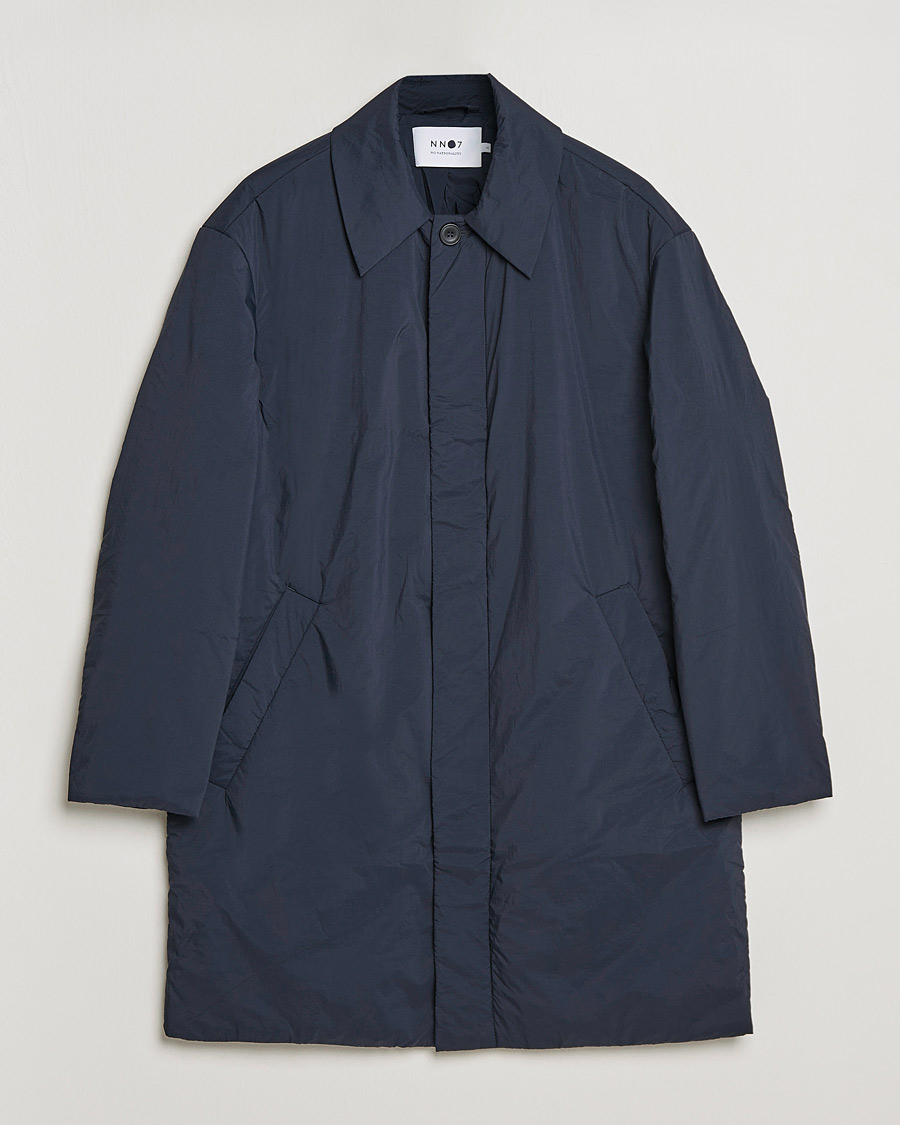 Herr | Jackor | NN07 | Puffer Primaloft Packable Car Coat Navy