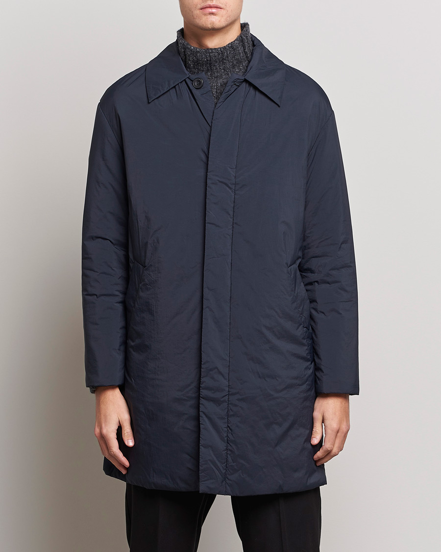 Herr | Jackor | NN07 | Puffer Primaloft Packable Car Coat Navy