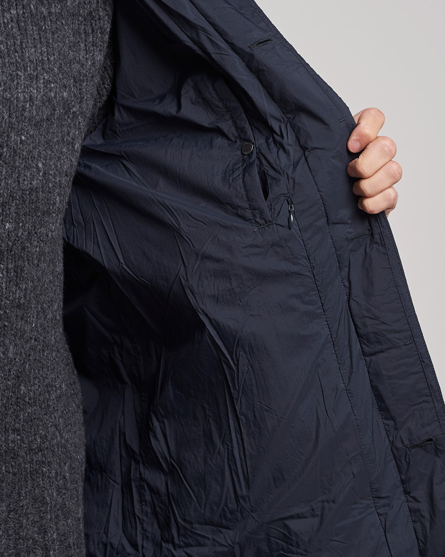 Herr | Jackor | NN07 | Puffer Primaloft Packable Car Coat Navy