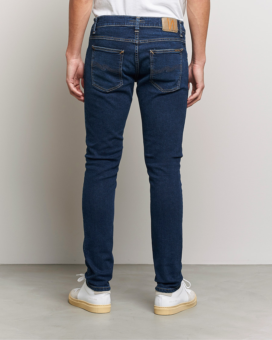Herr | Jeans | Nudie Jeans | Tight Terry Jeans Dark Steel