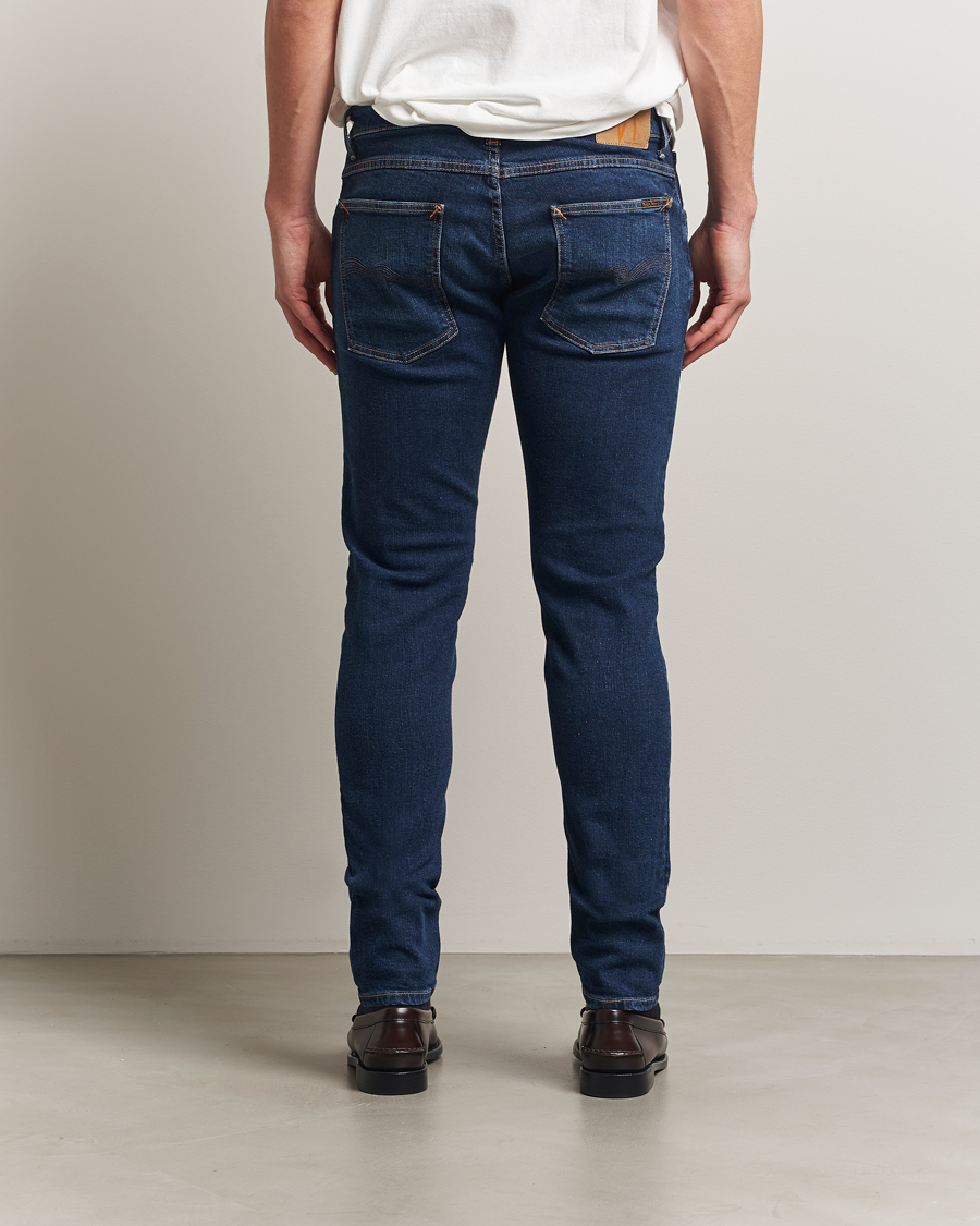 Herr | Jeans | Nudie Jeans | Tight Terry Jeans Dark Steel