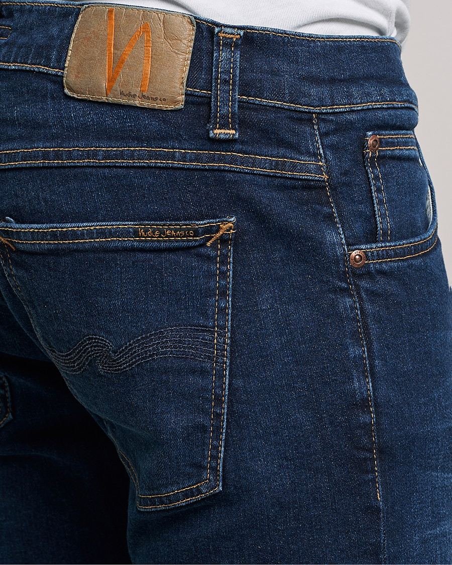 Herr | Jeans | Nudie Jeans | Tight Terry Jeans Dark Steel