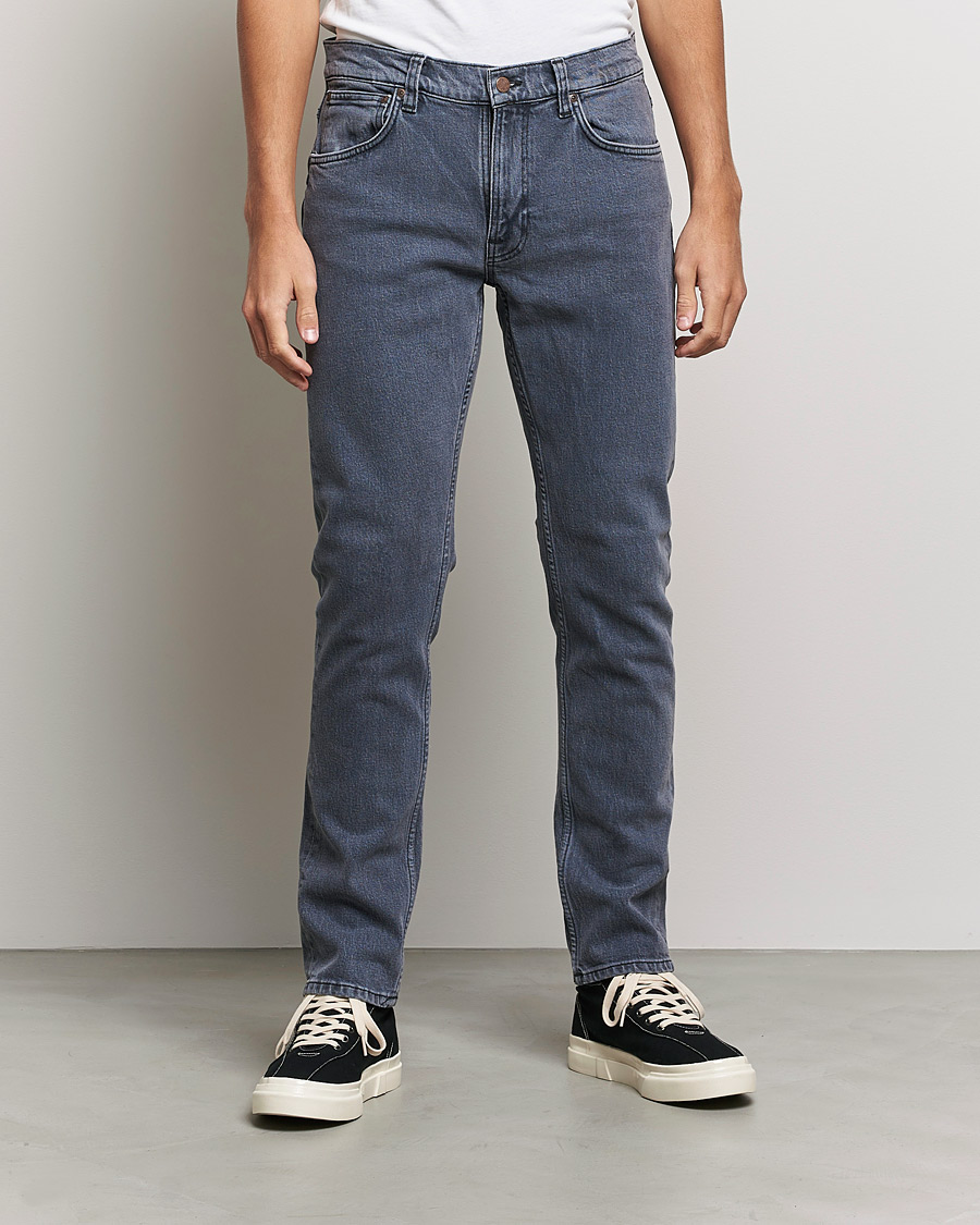 Herr | Jeans | Nudie Jeans | Lean Dean Organic Jeans Grey Ash