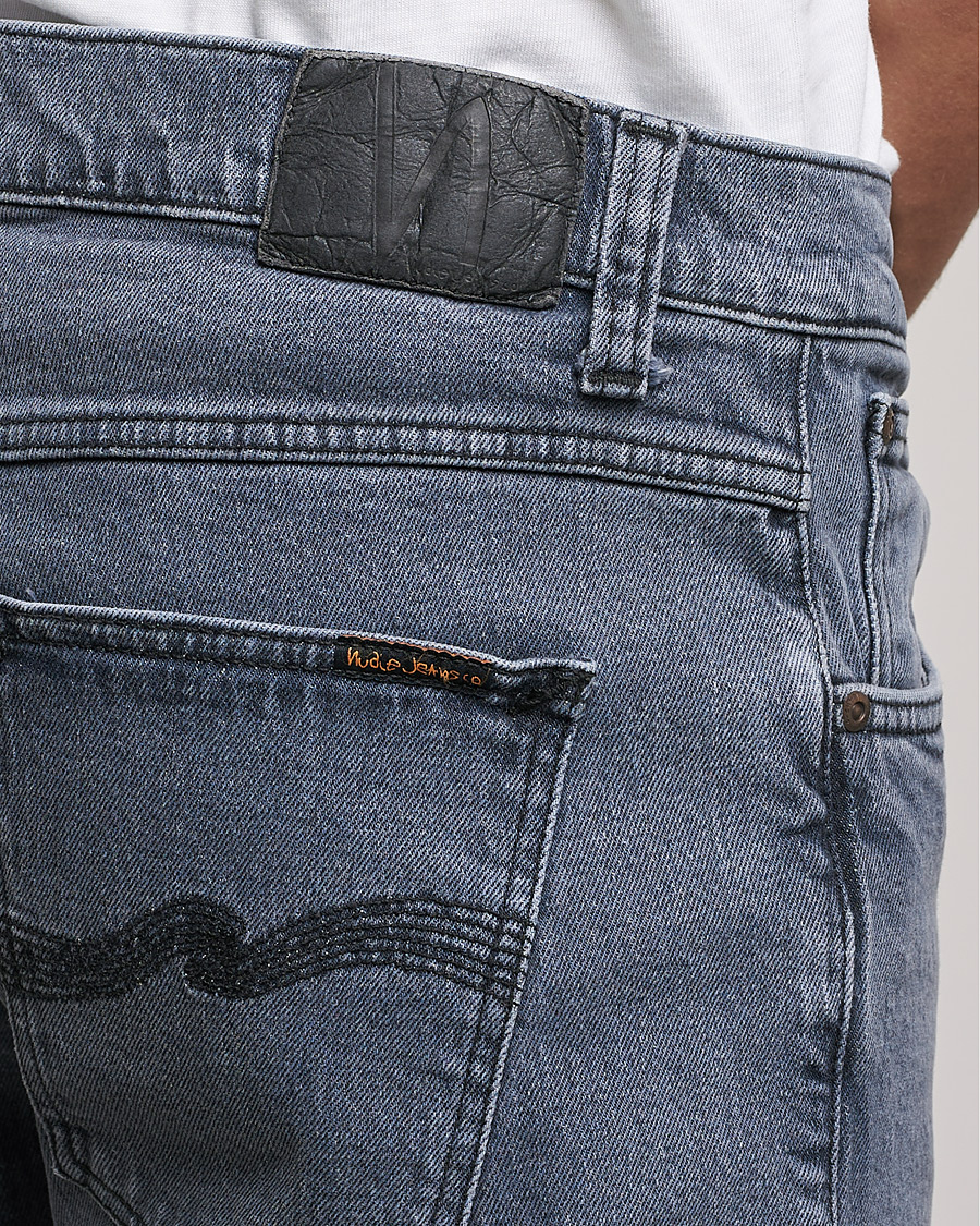 Herr | Jeans | Nudie Jeans | Lean Dean Organic Jeans Grey Ash