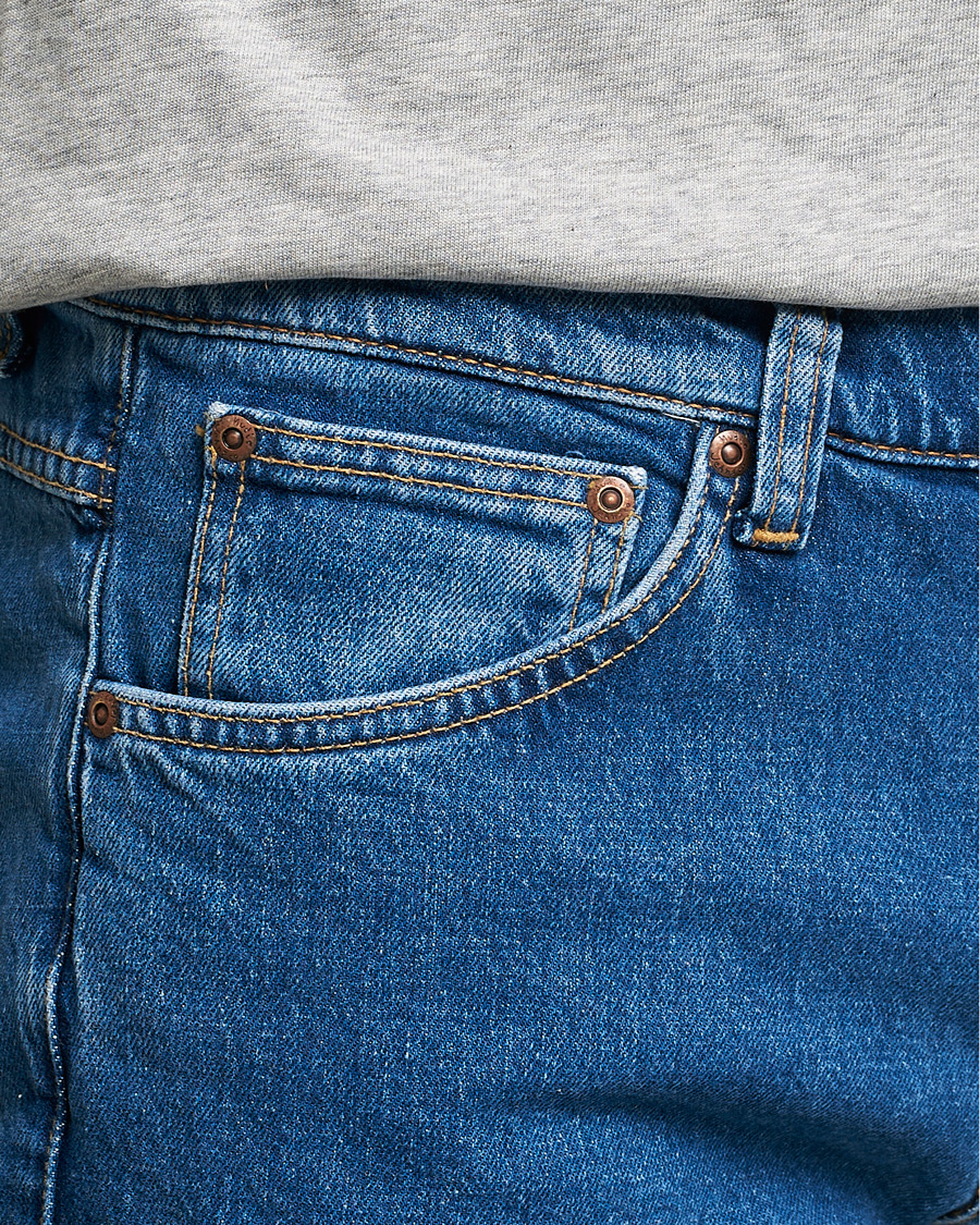 Herr | Jeans | Nudie Jeans | Lean Dean Organic Jeans Plain Stone Blue