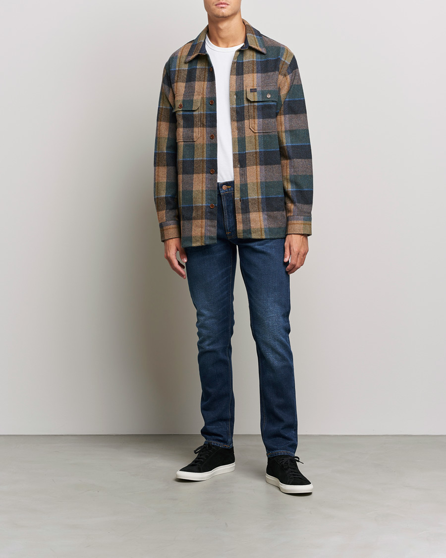 Herr | Jeans | Nudie Jeans | Lean Dean Organic Jeans Blue Thunder