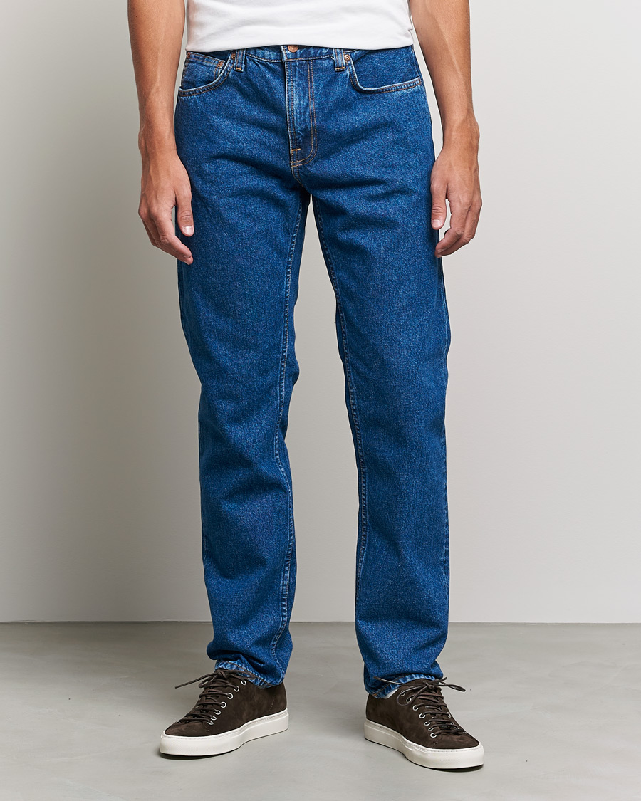 Herr | Blå jeans | Nudie Jeans | Gritty Jackson Jeans 90's Stone Blue