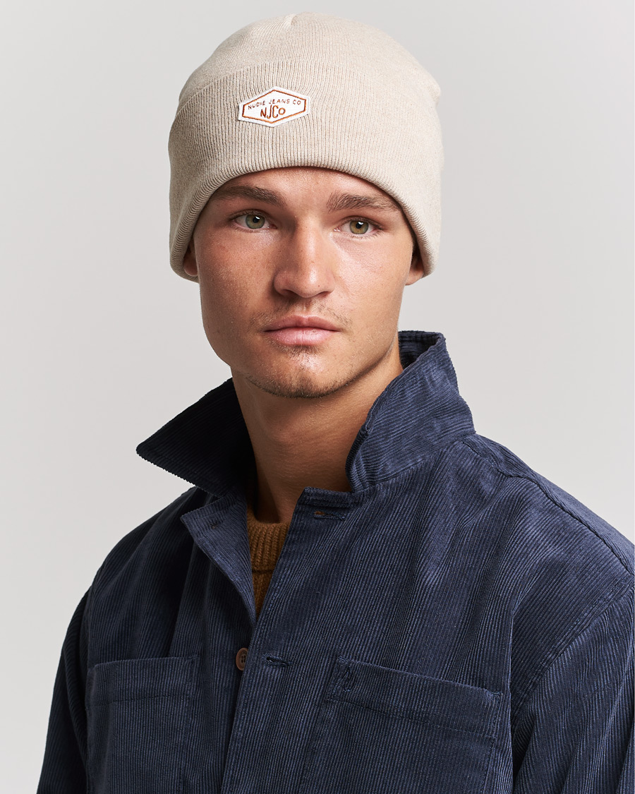 Herr | Nudie Jeans Falksson Beanie Beige | Nudie Jeans | Falksson Beanie Beige