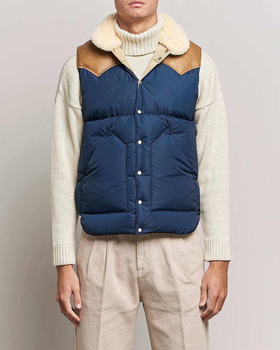 Herr | Japanese Department | Rocky Mountain Featherbed | Christy Vest Navy