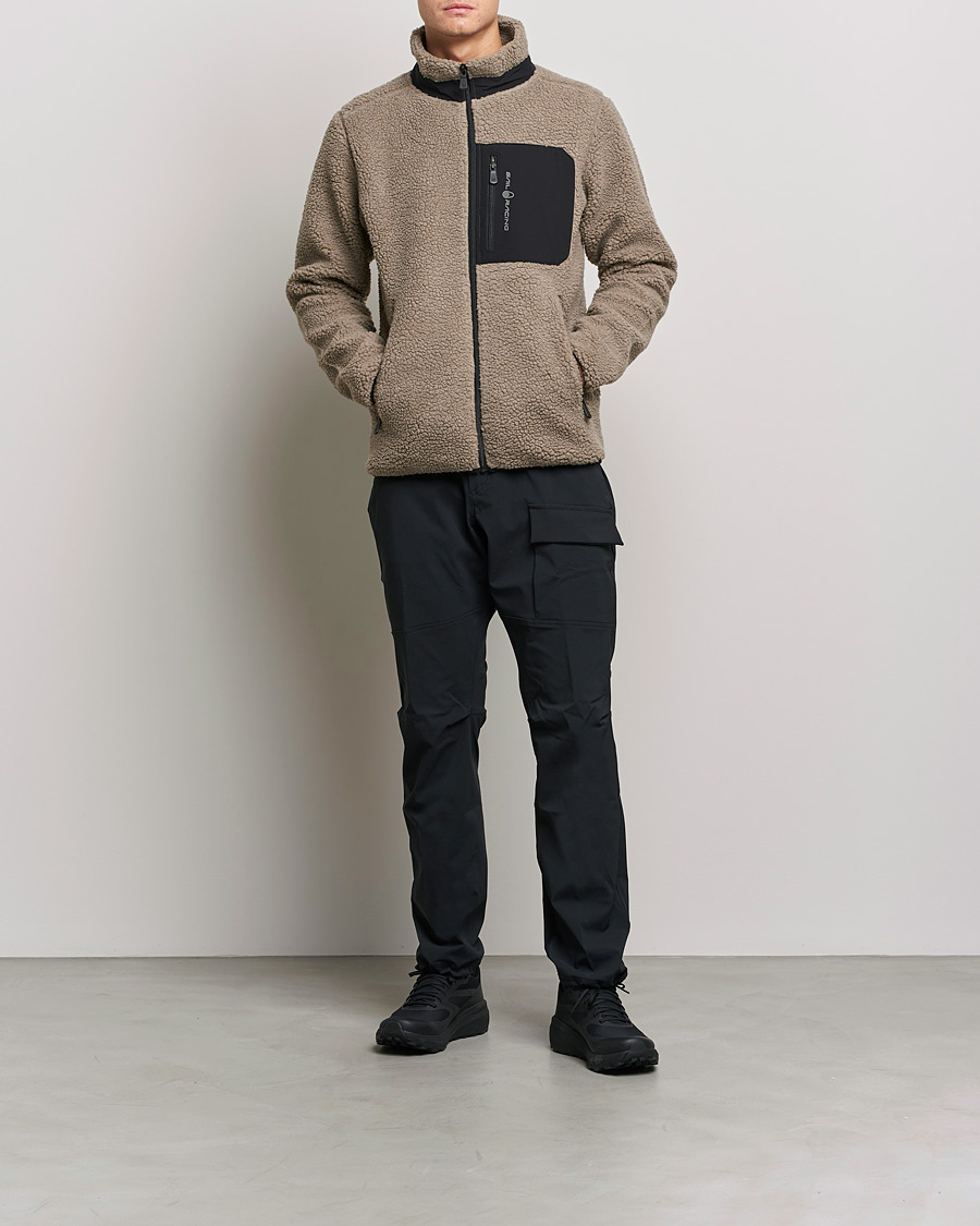 Herr | Tröjor | Sail Racing | Bowman Pile Zip Jacket Sand