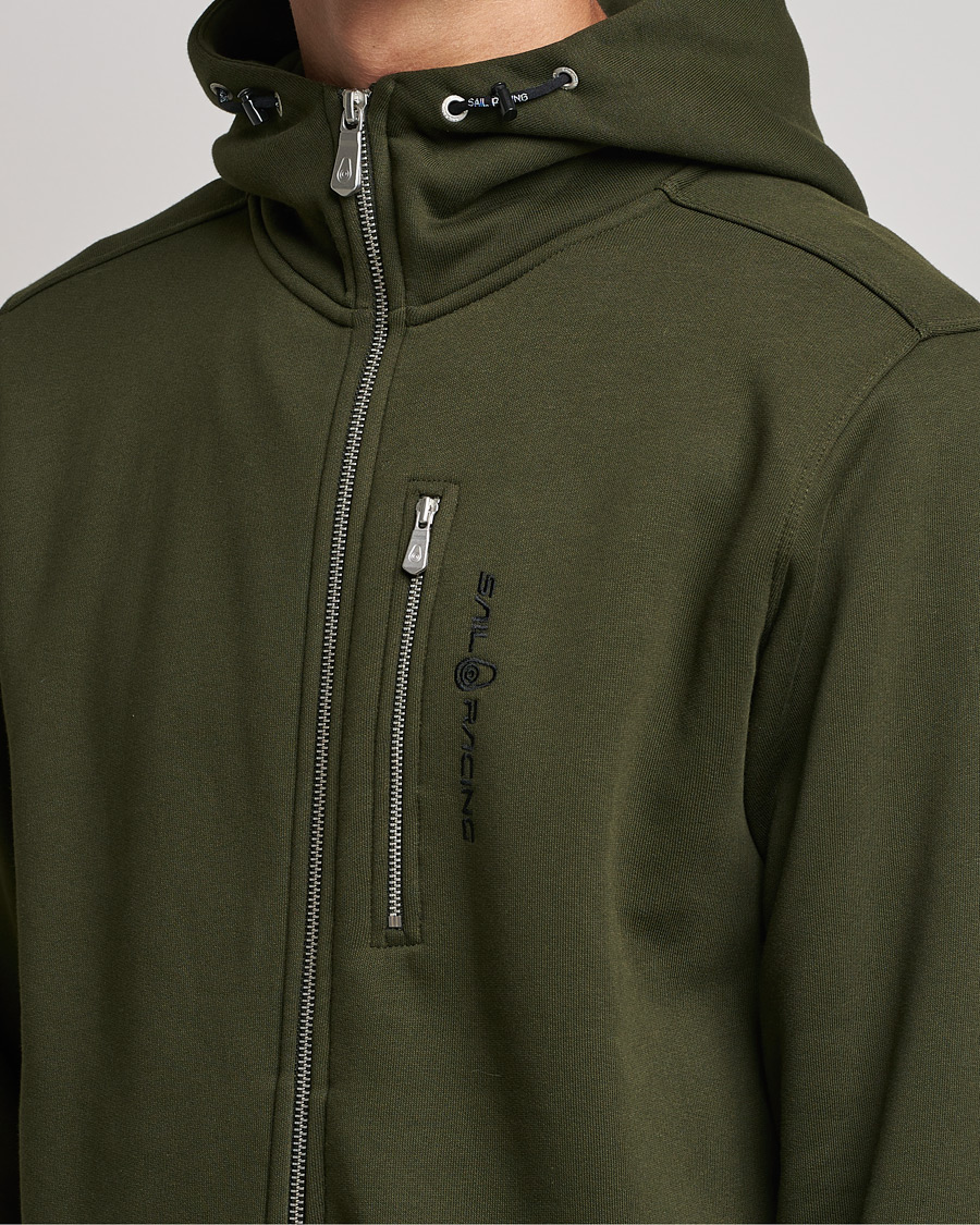 Herr | Tröjor | Sail Racing | Bowman Zip Hood Dark Forest