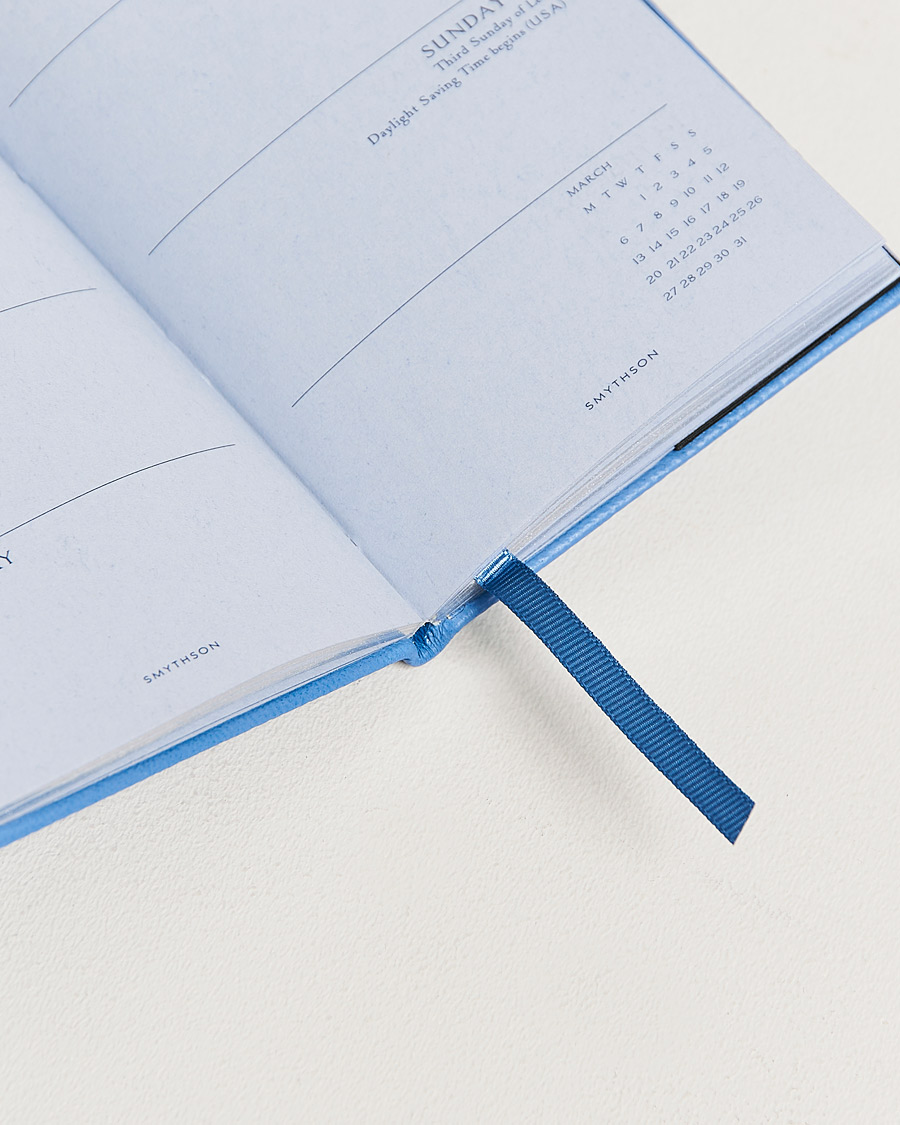 Herr | Smythson Panama Crossgrain Diaries 2023 Nile Blue | Smythson | Panama Crossgrain Diaries 2023 Nile Blue
