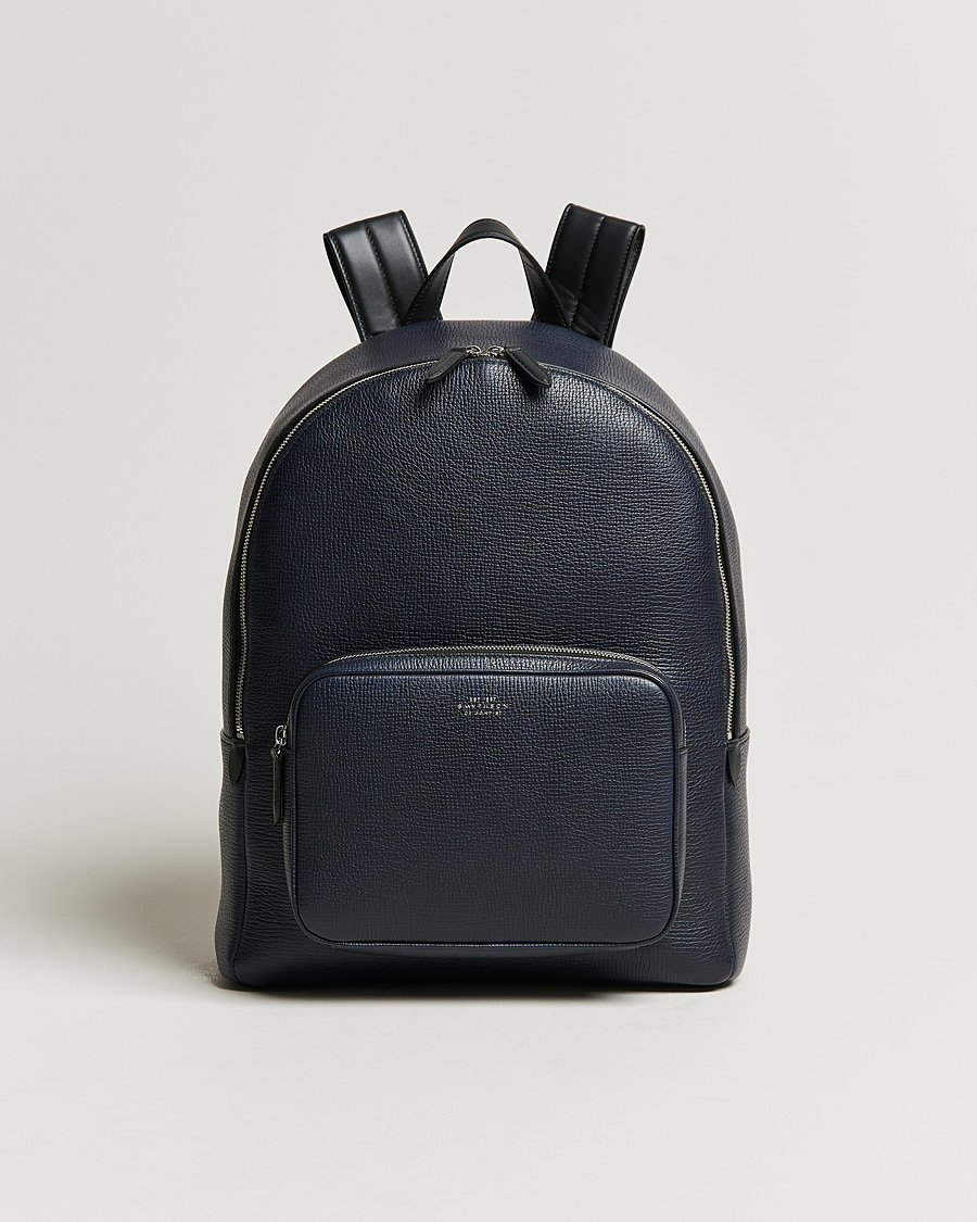 Herr | Smythson Ludlow Everyday Backpack Navy | Smythson | Ludlow Everyday Backpack Navy