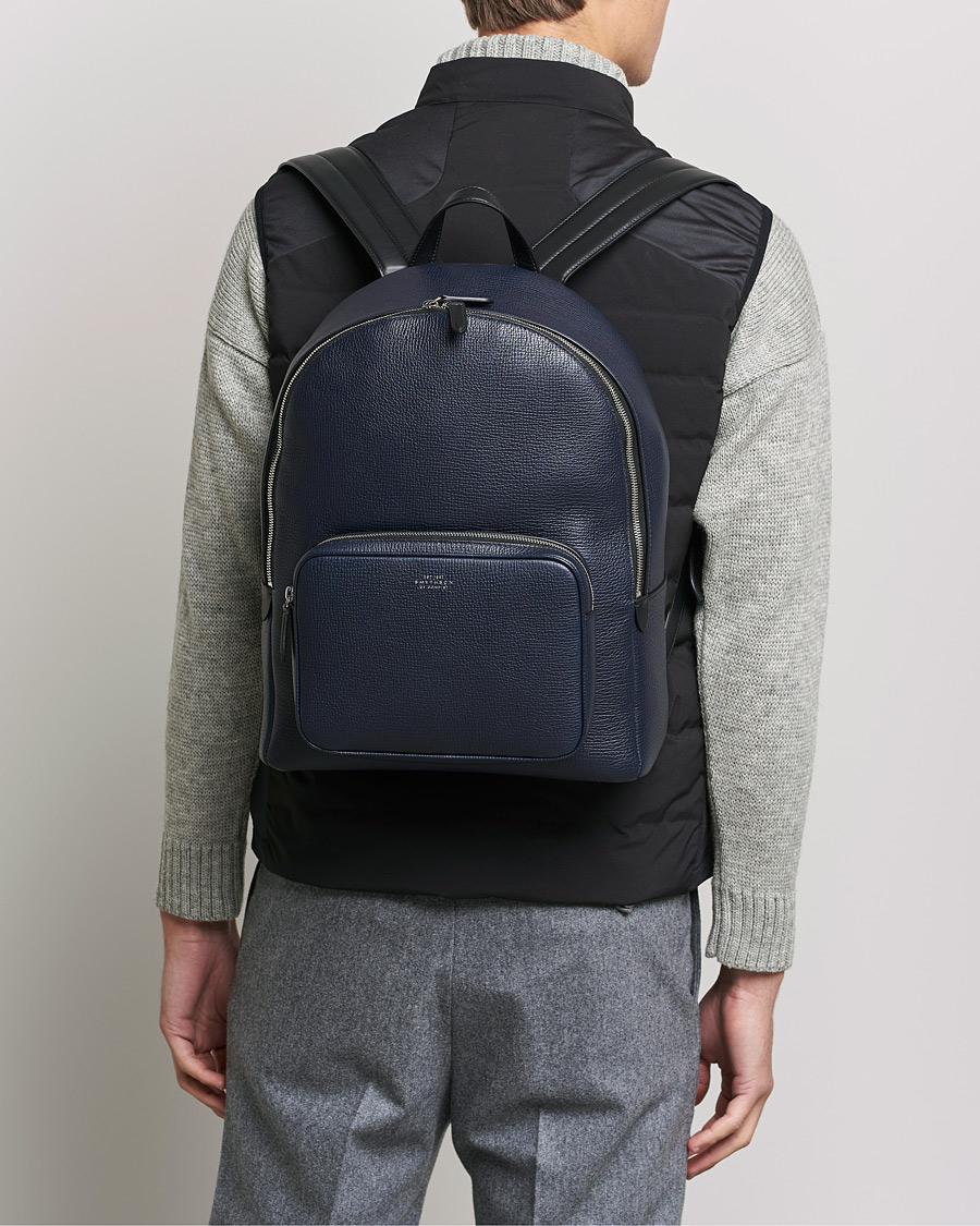 Herr |  | Smythson | Ludlow Everyday Backpack Navy