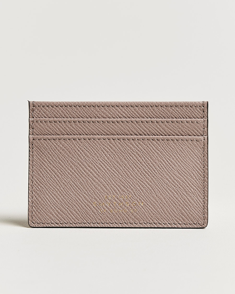 Herr | Smythson Panama Flat Cardholder Taupe | Smythson | Panama Flat Cardholder Taupe