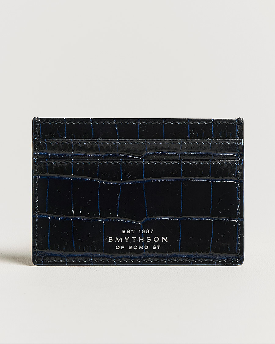 Herr | Plånböcker | Smythson | Mara Flat Cardholder Navy