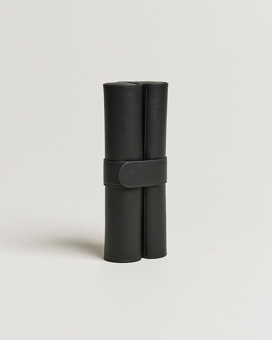 Herr | Spel & fritid | Smythson | Panama Travel Chess Roll Black