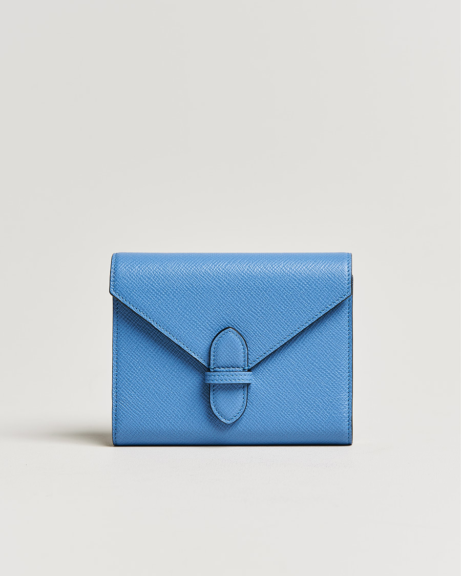 Herr | Smythson Double Playing Case Nile Blue | Smythson | Double Playing Case Nile Blue