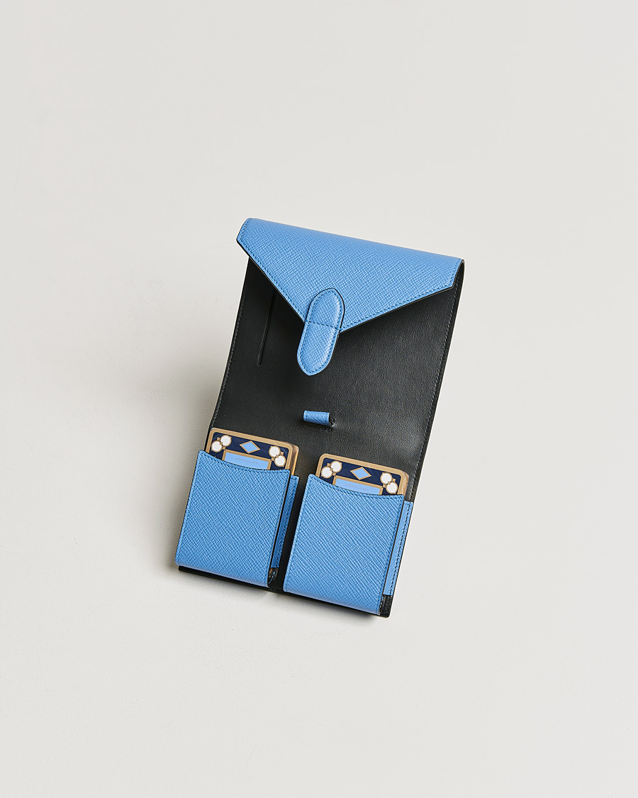 Herr |  | Smythson | Double Playing Case Nile Blue