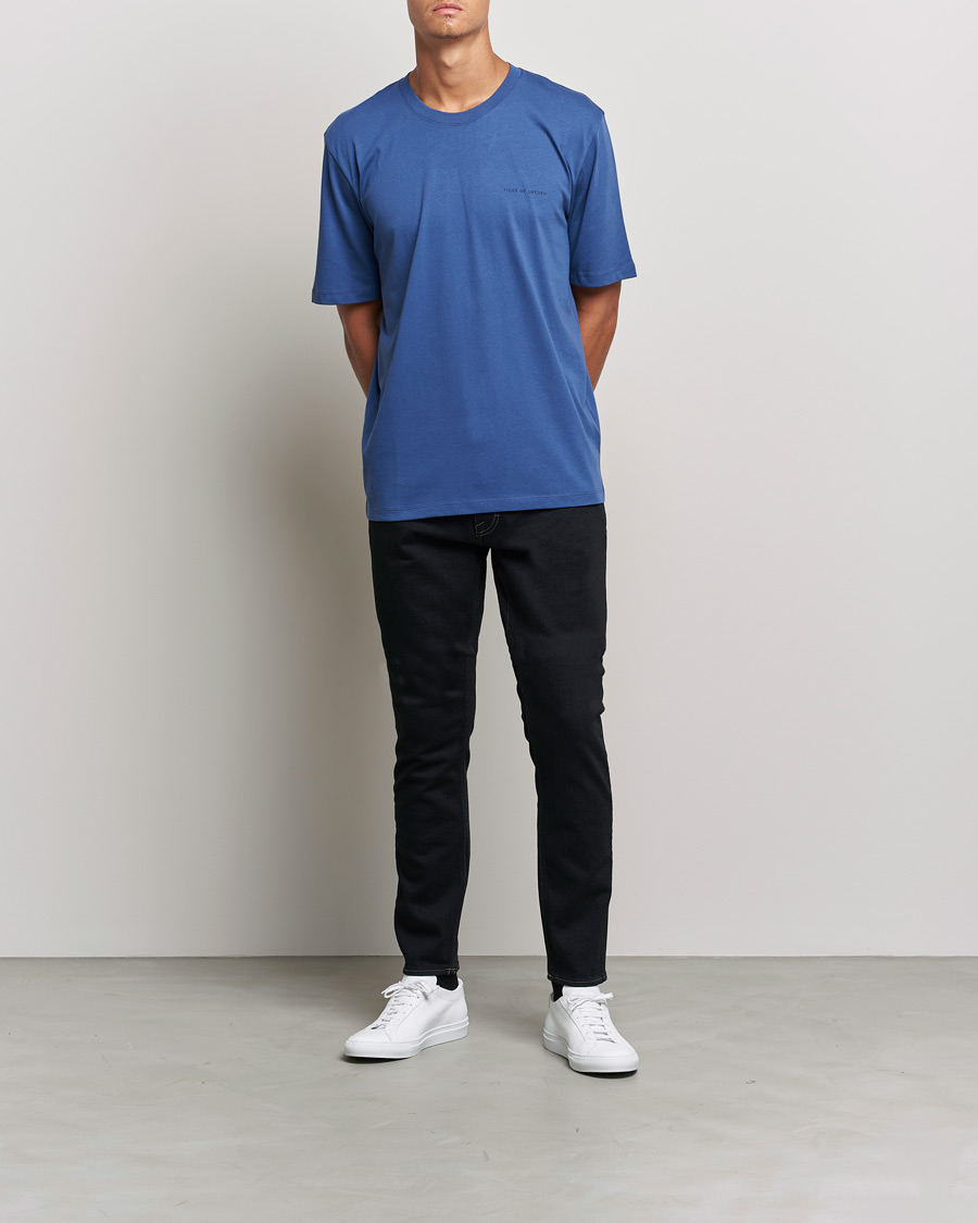 Herr | Jeans | Tiger of Sweden | Pistolero Stretch Cotton Jeans Black Blue