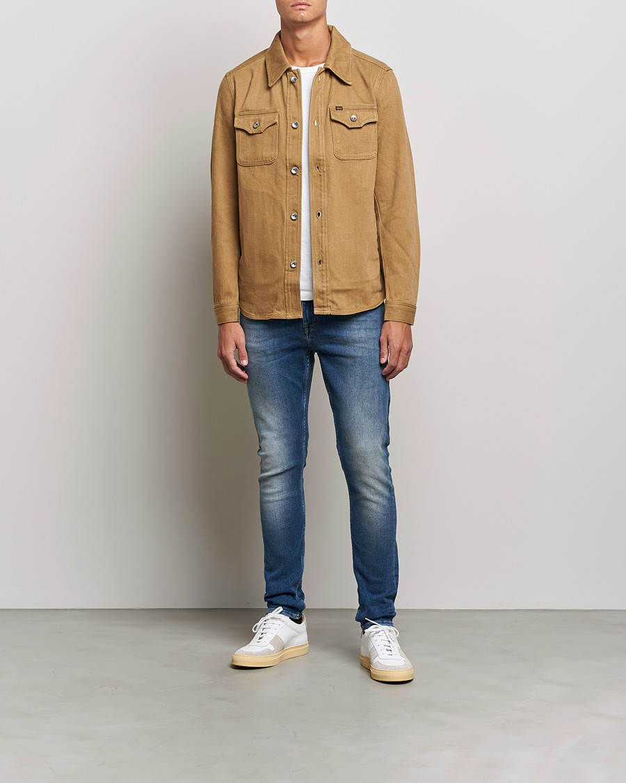 Herr | Jackor | Tiger of Sweden | Get Denim Jacket Light Camel