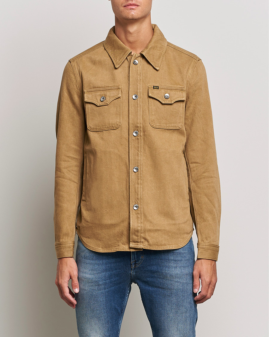Herr | Jackor | Tiger of Sweden | Get Denim Jacket Light Camel