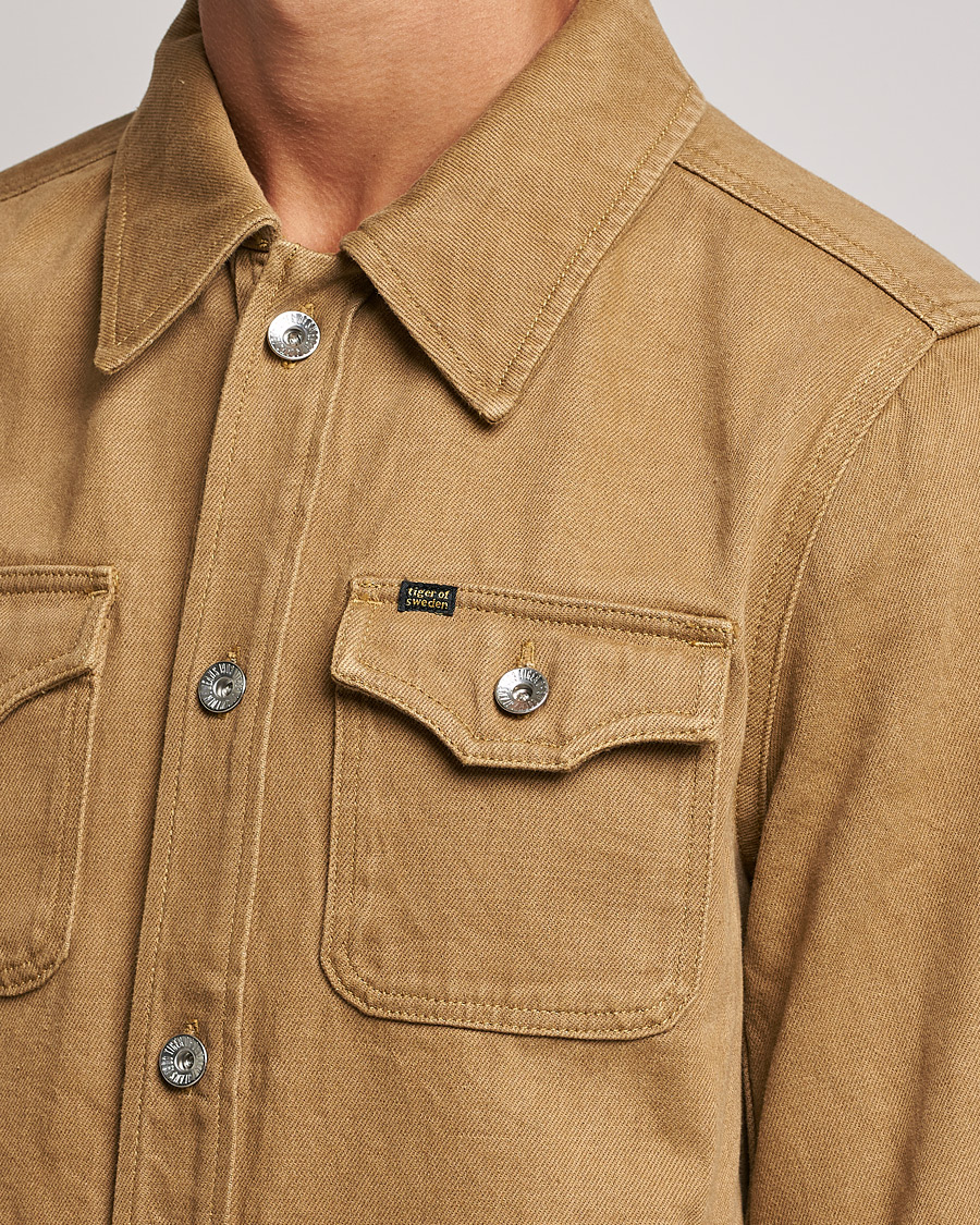 Herr | Jackor | Tiger of Sweden | Get Denim Jacket Light Camel