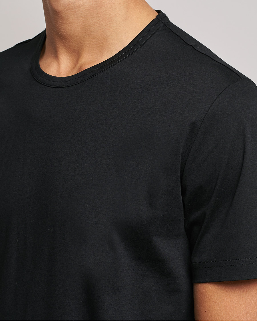 Herr | T-Shirts | Tiger of Sweden | Olaf Mercerized Cotton Tee Black