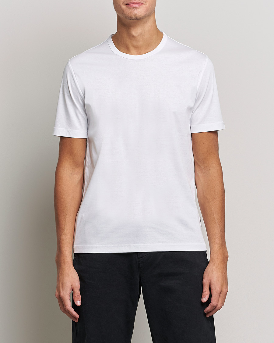 Herr | Vita t-shirts | Tiger of Sweden | Olaf Mercerized Cotton Tee Pure White